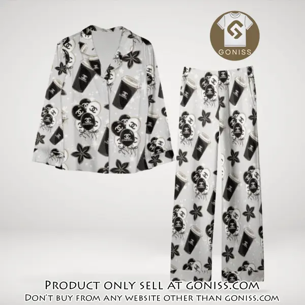 Trending luxury chanel satin pajama set pjs1039 gn1221508